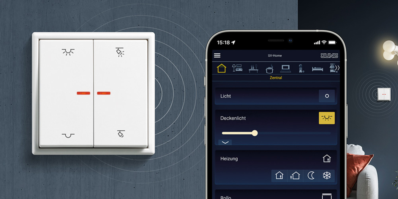 KNX RF Taster bei NEO Elektro Solution GmbH in Dresden